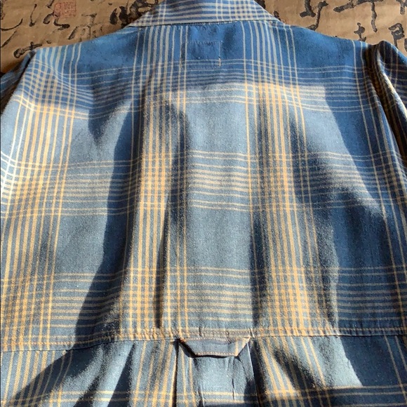 Plaid Denim Shirt Men’s Size XL Legal Jeans Long Sleeves - Picture 5 of 7